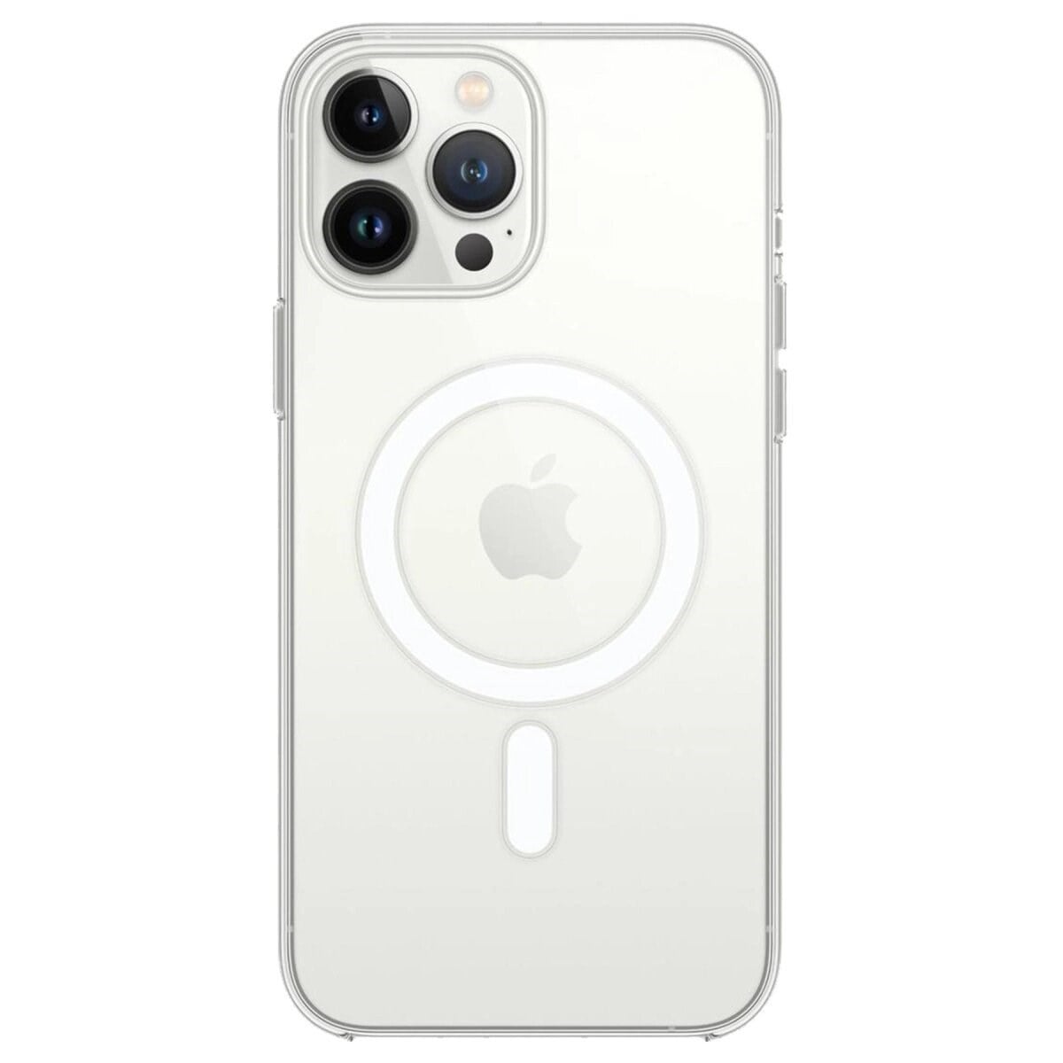 Apple İphone 14 Pro Kılıf Magneticsafe Şeffaf Silikon - Şeffaf