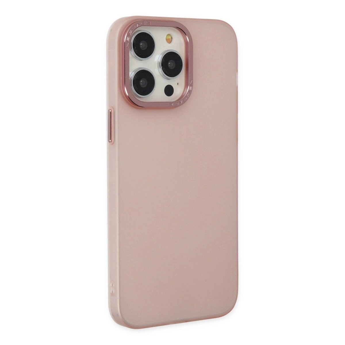 Apple İphone 14 Pro Kılıf Modos Metal Kapak - Pembe