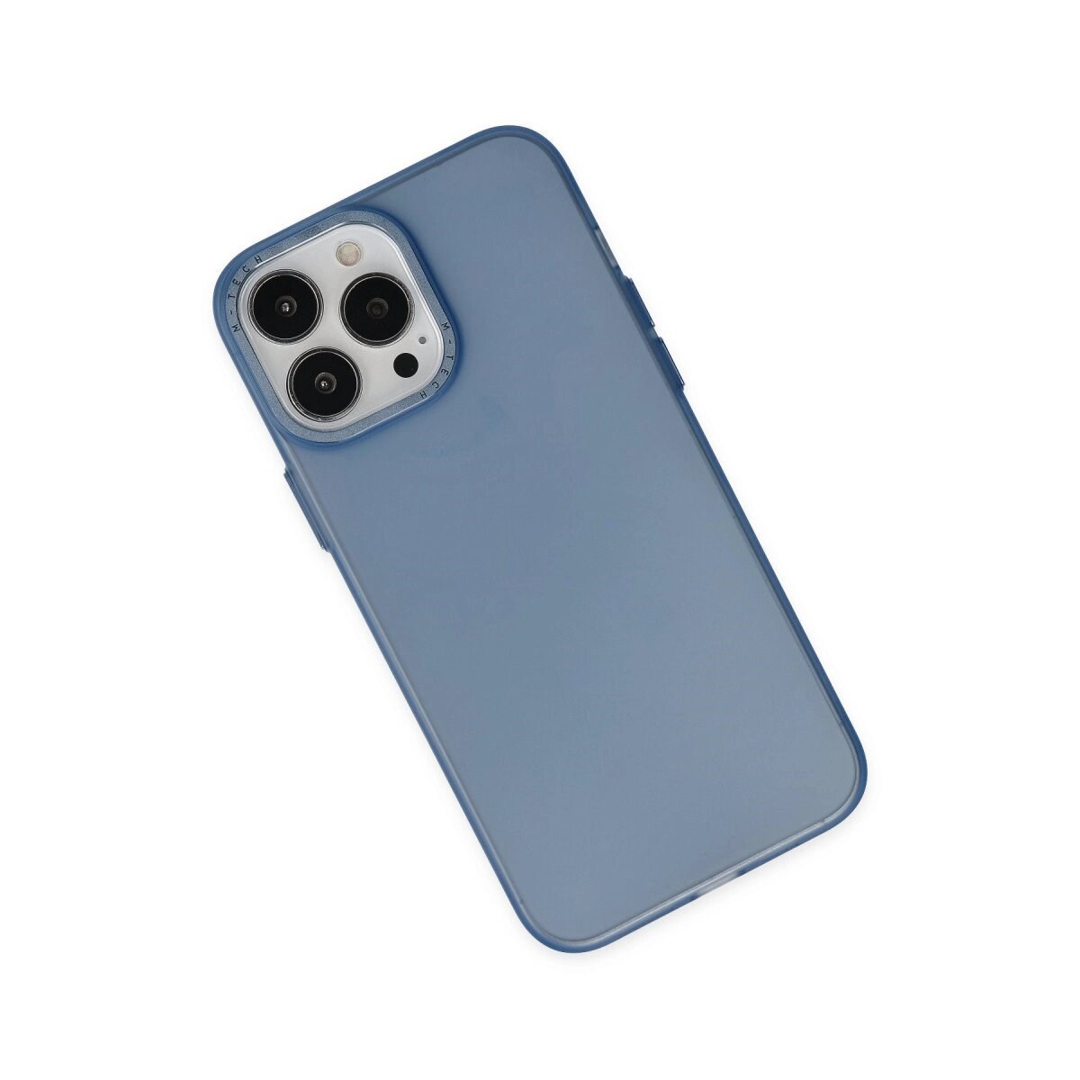 Apple İphone 14 Pro Kılıf Modos Metal Kapak - Lacivert