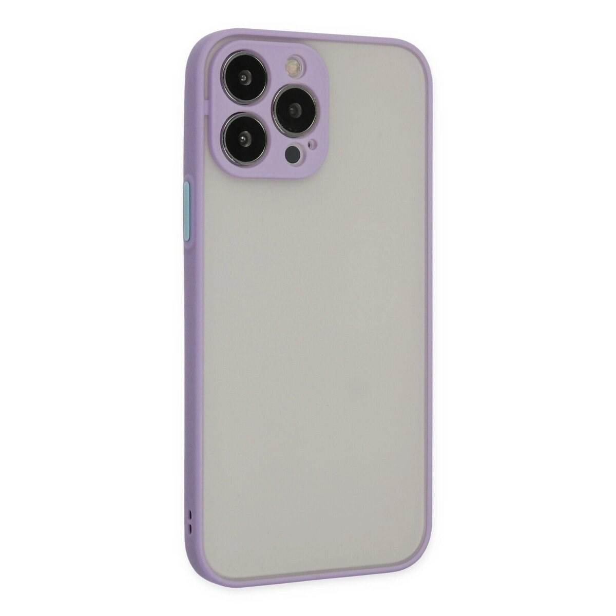 Apple İphone 14 Pro Kılıf Montreal Silikon Kapak - Mor