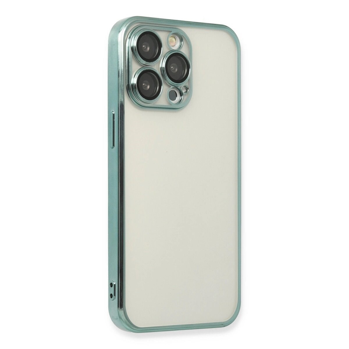 Apple İphone 14 Pro Kılıf Razer Lensli Silikon - Yeşil