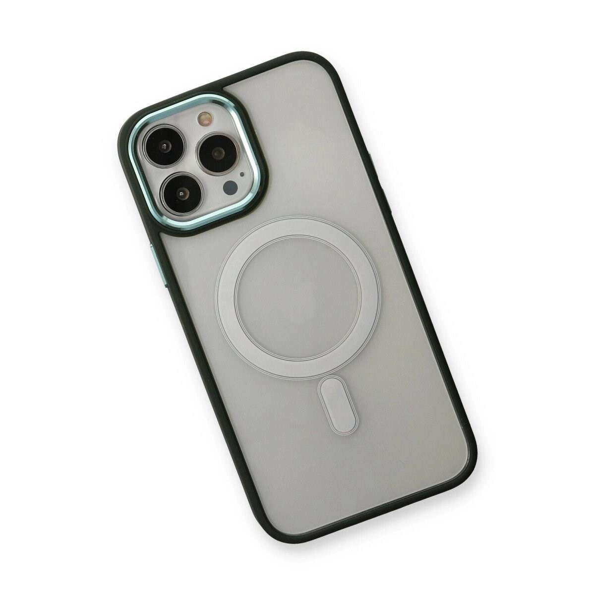 Apple İphone 14 Pro Kılıf Room Magneticsafe Silikon - Köknar Yeşili
