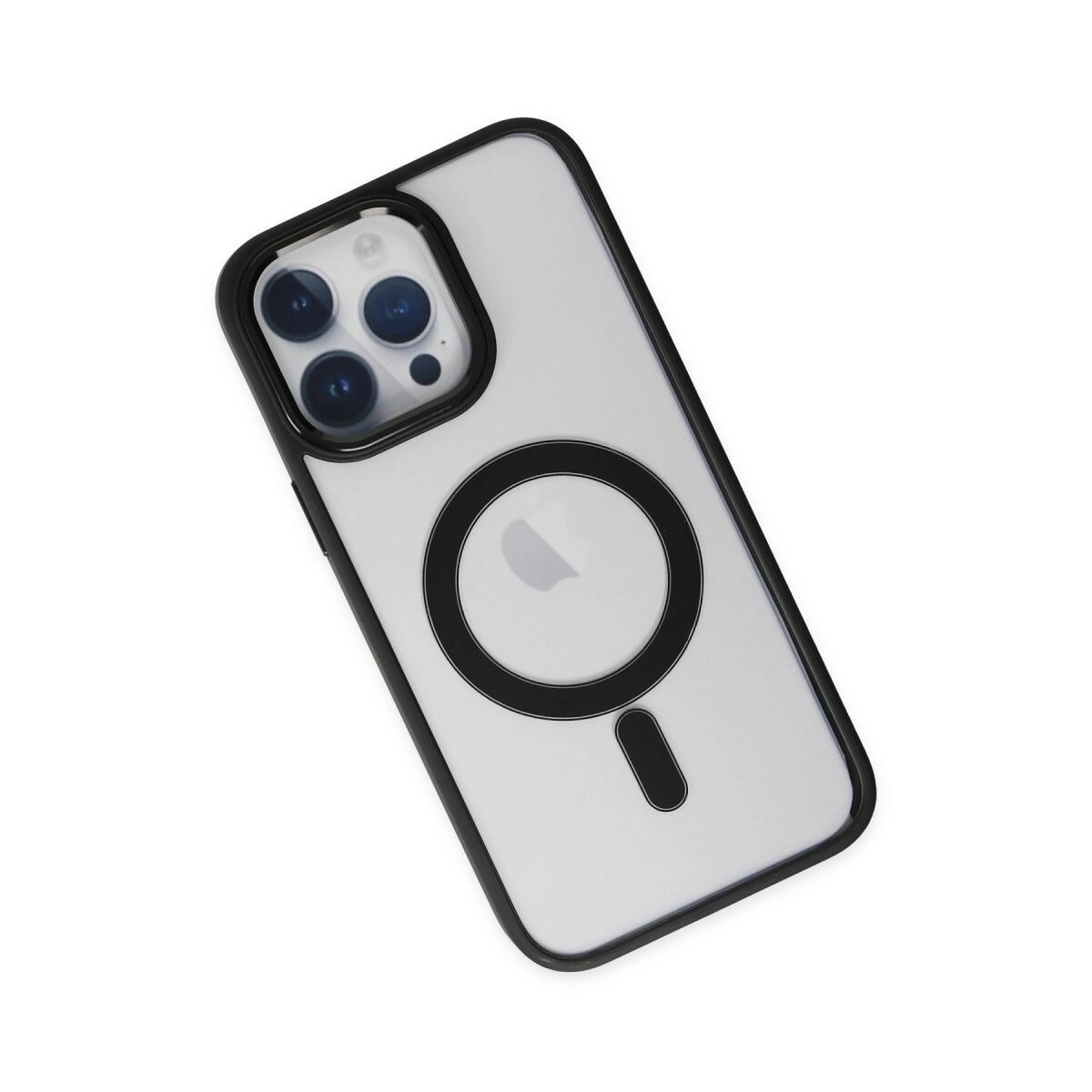 Apple İphone 14 Pro Kılıf Room Magneticsafe Silikon - Siyah