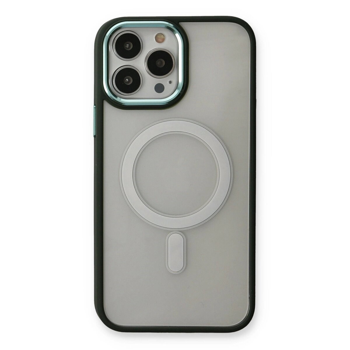 Apple İphone 14 Pro Kılıf Room Magneticsafe Silikon - Köknar Yeşili