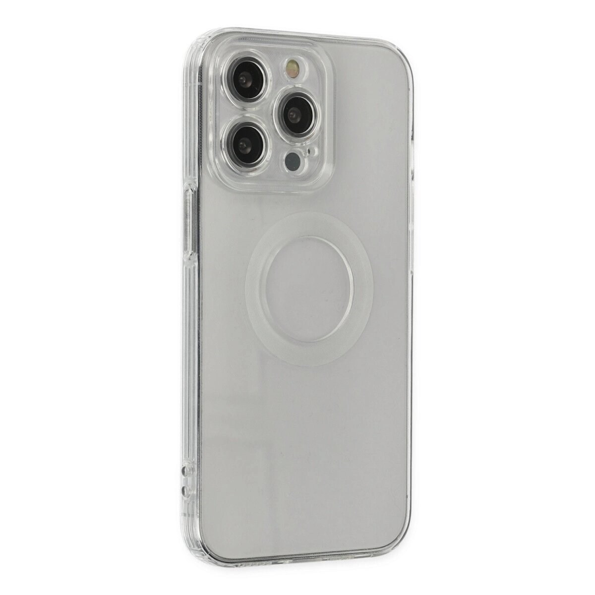 Apple İphone 14 Pro Kılıf Santa Lens Silikon - Şeffaf