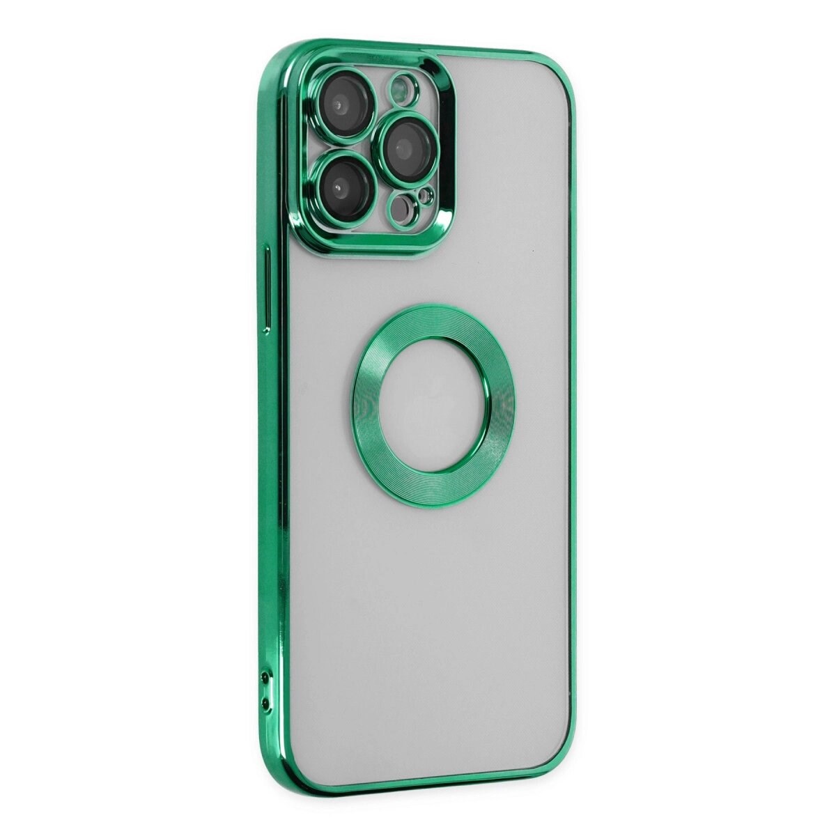 Apple İphone 14 Pro Kılıf Slot Silikon - Köknar Yeşili