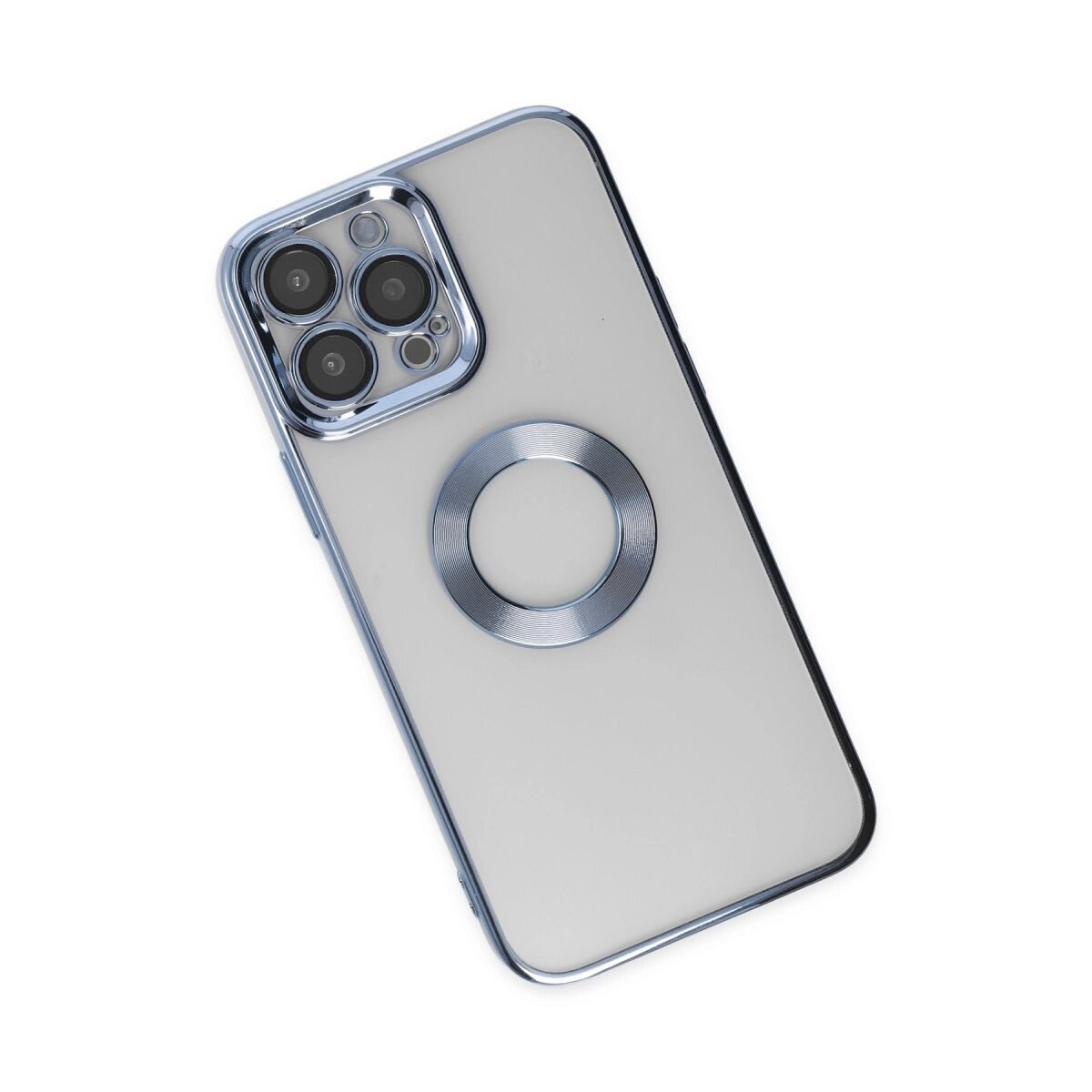 Apple İphone 14 Pro Kılıf Slot Silikon - Sierra Blue