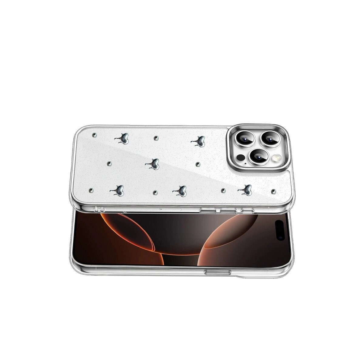 Apple İphone 14 Pro Max Fiyonk Desenli Kapak - Desen 1