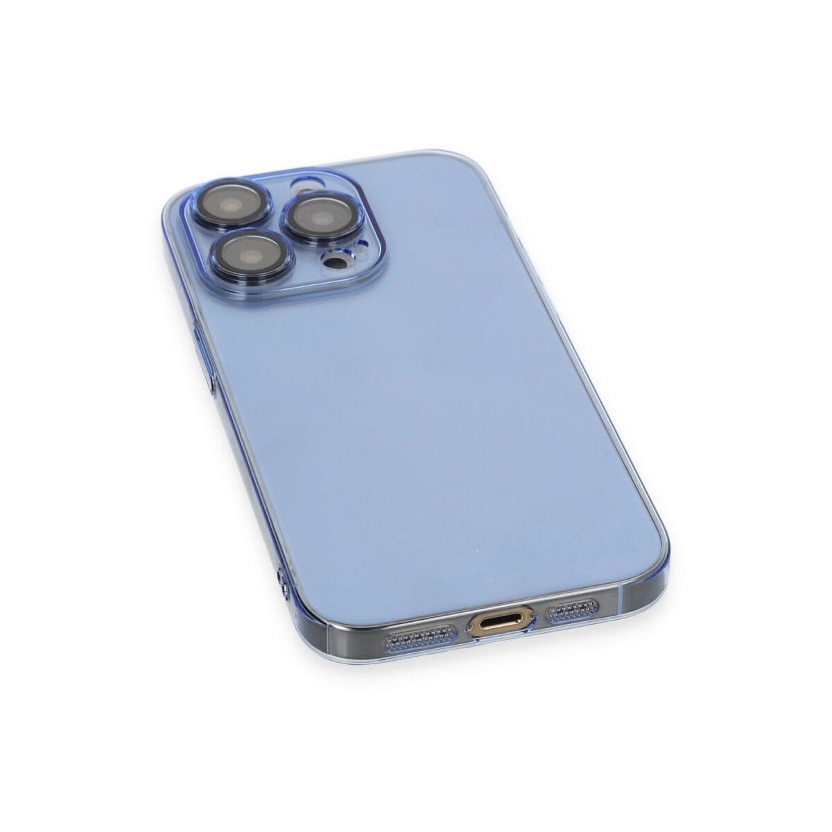 Apple İphone 14 Pro Max Kılıf Armada Lensli Kapak - Sierra Blue