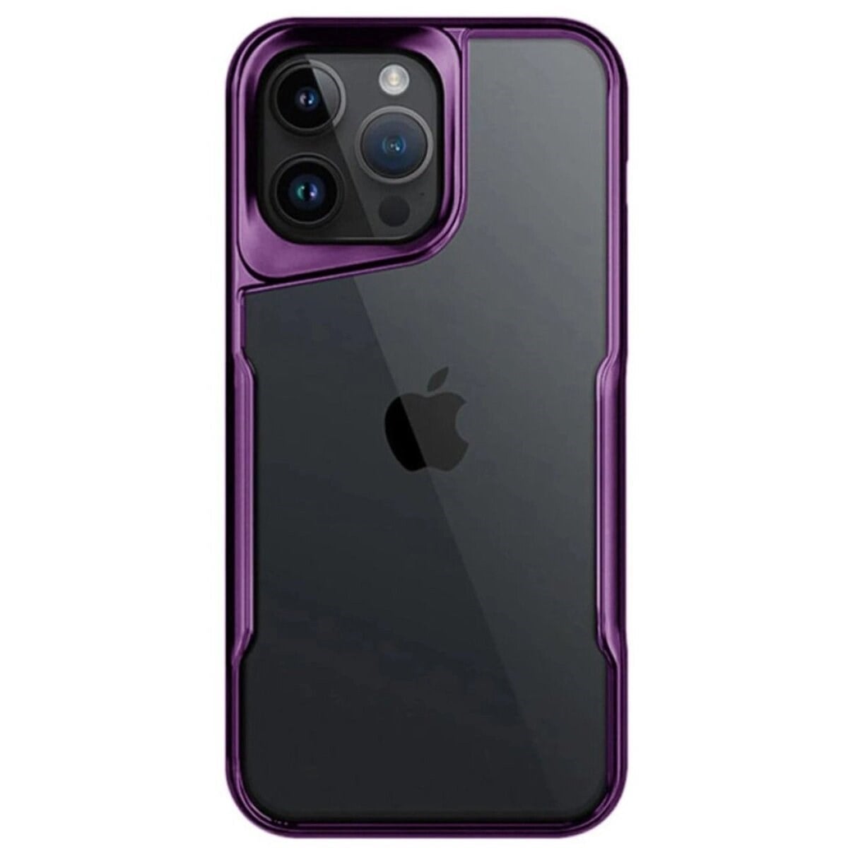 Apple İphone 14 Pro Max Kılıf Boyi Silikon Kapak - Derin Mor