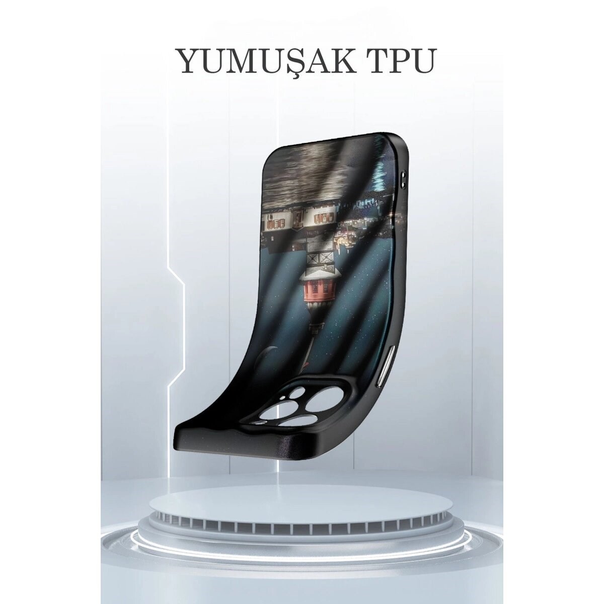 Apple İphone 14 Pro Max Kılıf Crew Desenli Kapak - Çiçek
