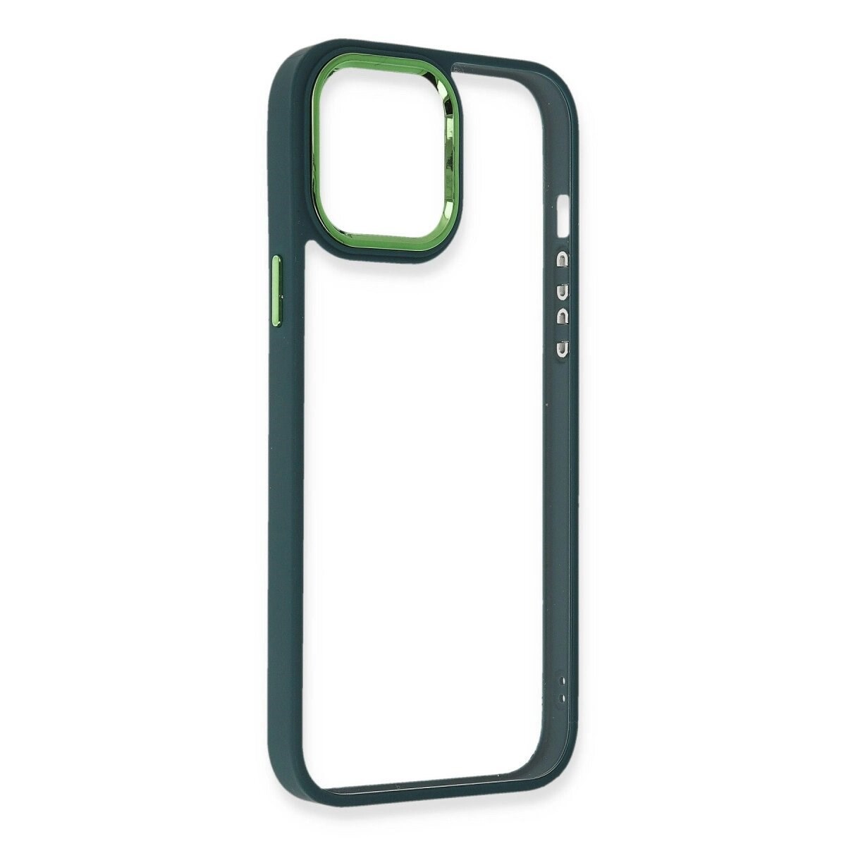 Apple İphone 14 Pro Max Kılıf Dora Kapak - Haki Yeşil