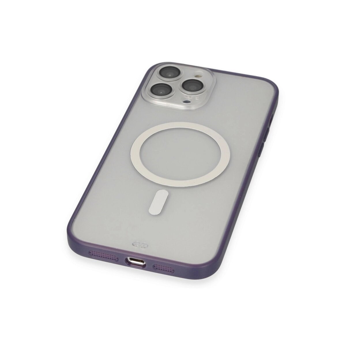 Apple İphone 14 Pro Max Kılıf Grand Magneticsafe Kapak - Mor