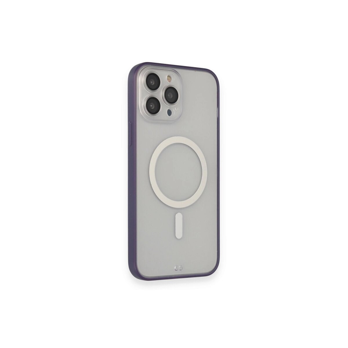 Apple İphone 14 Pro Max Kılıf Grand Magneticsafe Kapak - Mor