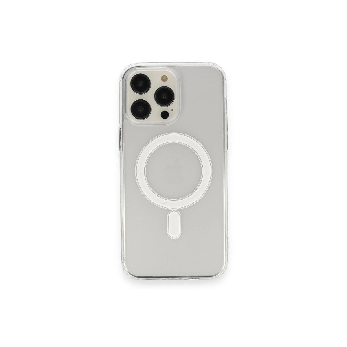 Apple İphone 14 Pro Max Kılıf Matte Şeffaf Magneticsafe - Şeffaf