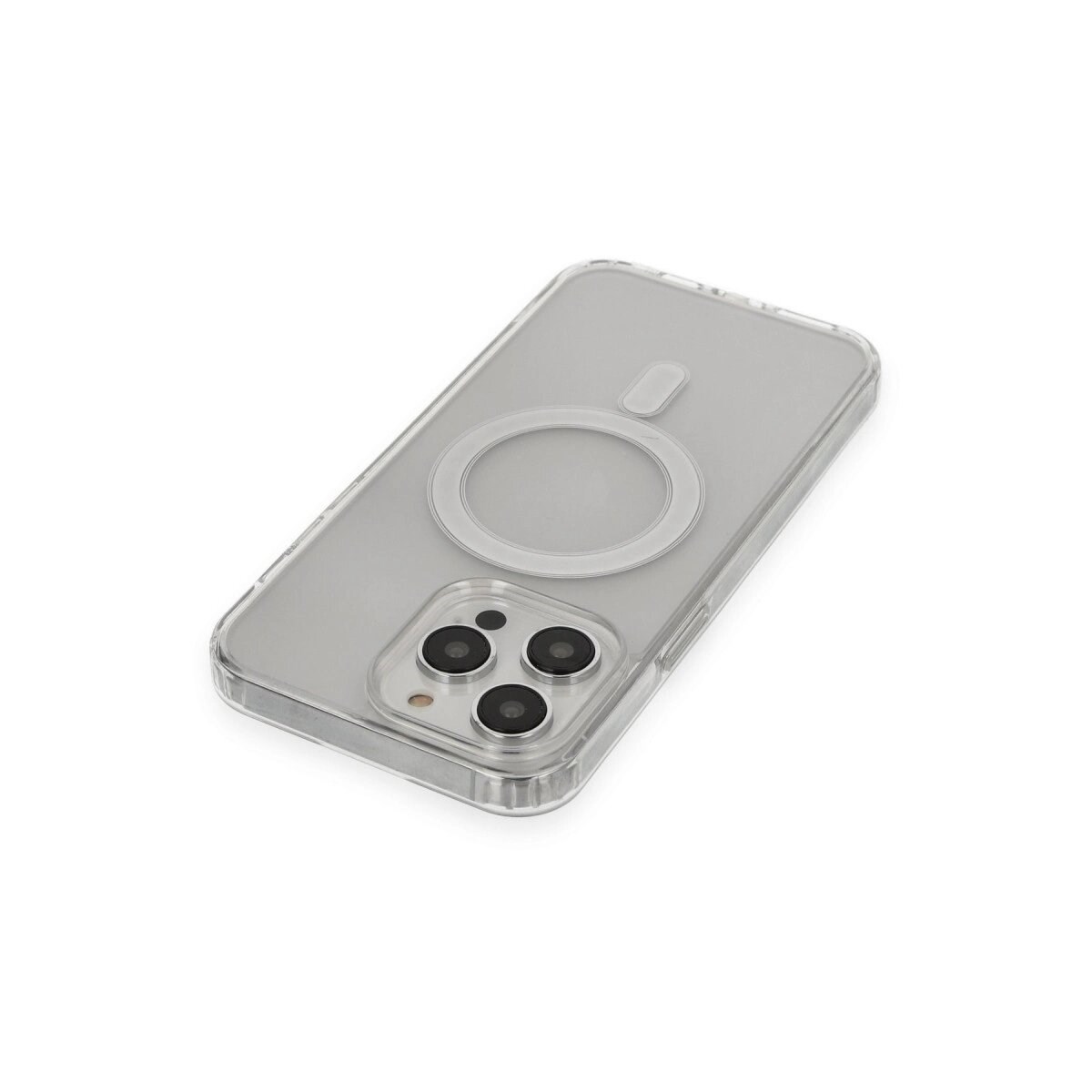 Apple İphone 14 Pro Max Kılıf Matte Şeffaf Magneticsafe - Şeffaf
