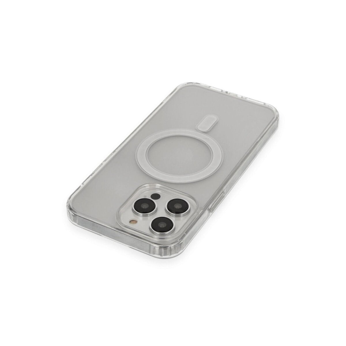 Apple İphone 14 Pro Max Kılıf Matte Şeffaf Magneticsafe - Şeffaf