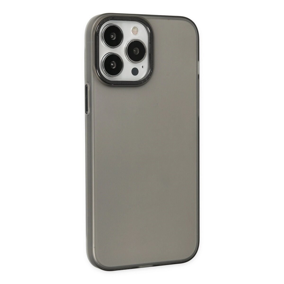 Apple İphone 14 Pro Max Kılıf Modos Metal Kapak - Siyah