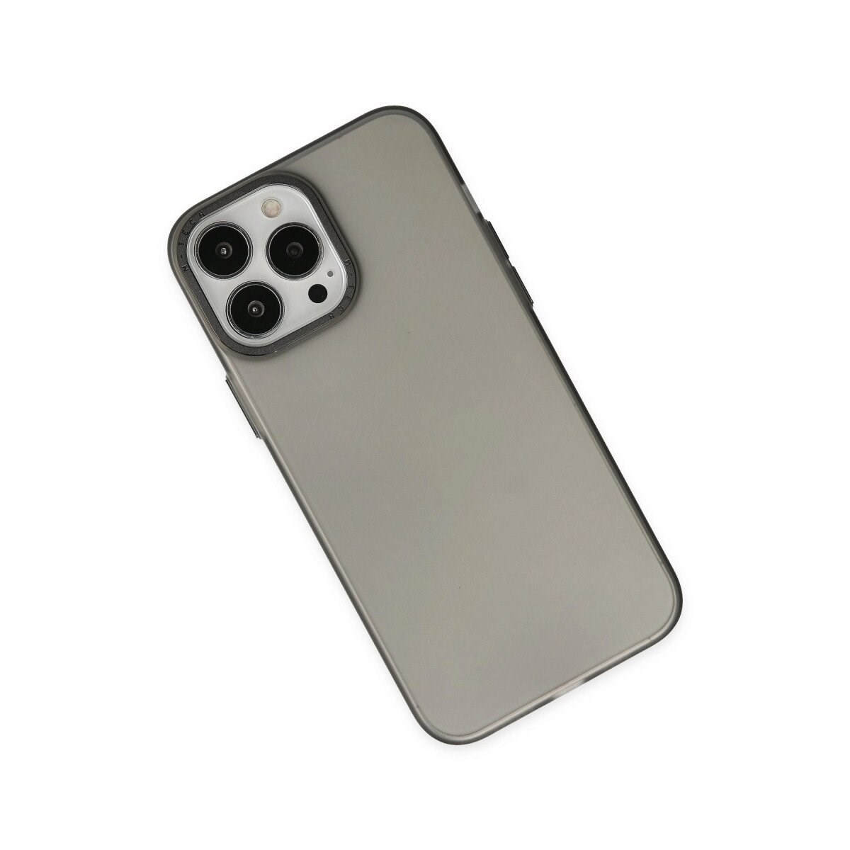 Apple İphone 14 Pro Max Kılıf Modos Metal Kapak - Siyah