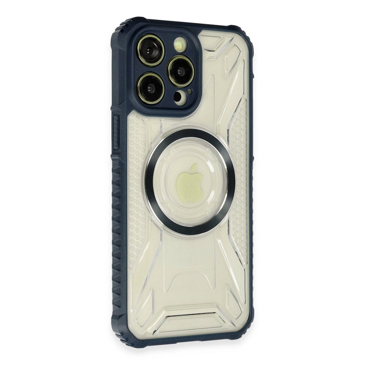 Apple İphone 14 Pro Max Kılıf Prag Magneticsafe Kapak - Lacivert