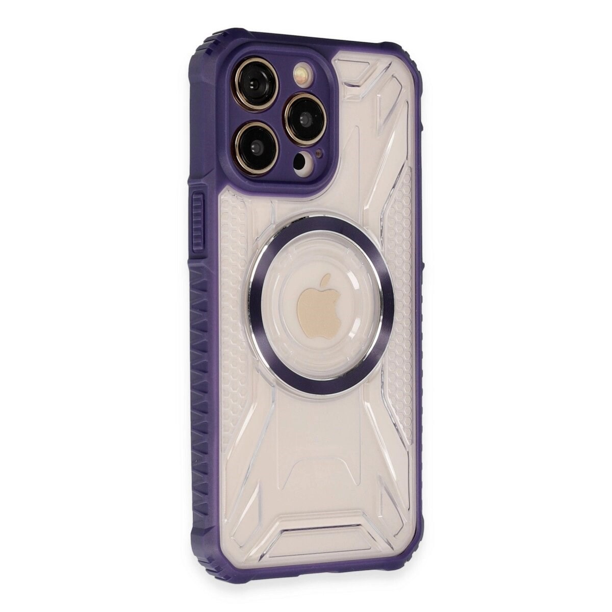 Apple İphone 14 Pro Max Kılıf Prag Magneticsafe Kapak - Derin Mor