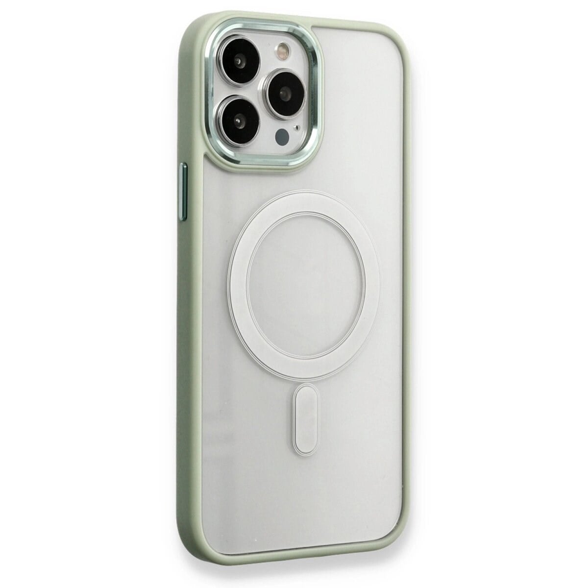 Apple İphone 14 Pro Max Kılıf Room Magneticsafe Silikon - Su Yeşili