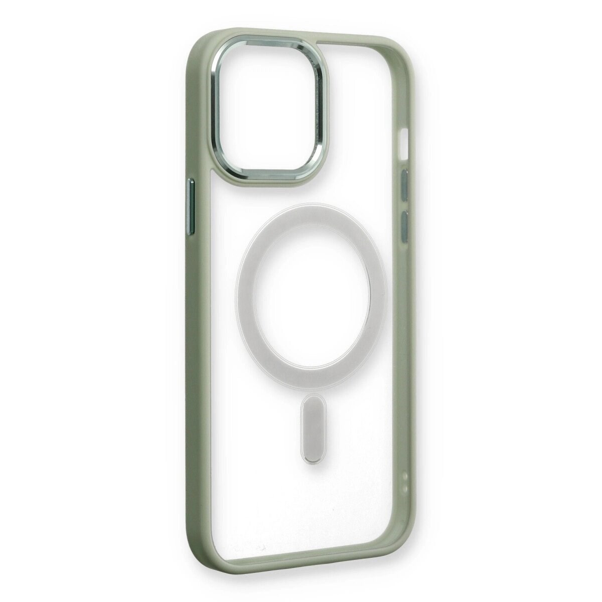 Apple İphone 14 Pro Max Kılıf Room Magneticsafe Silikon - Su Yeşili