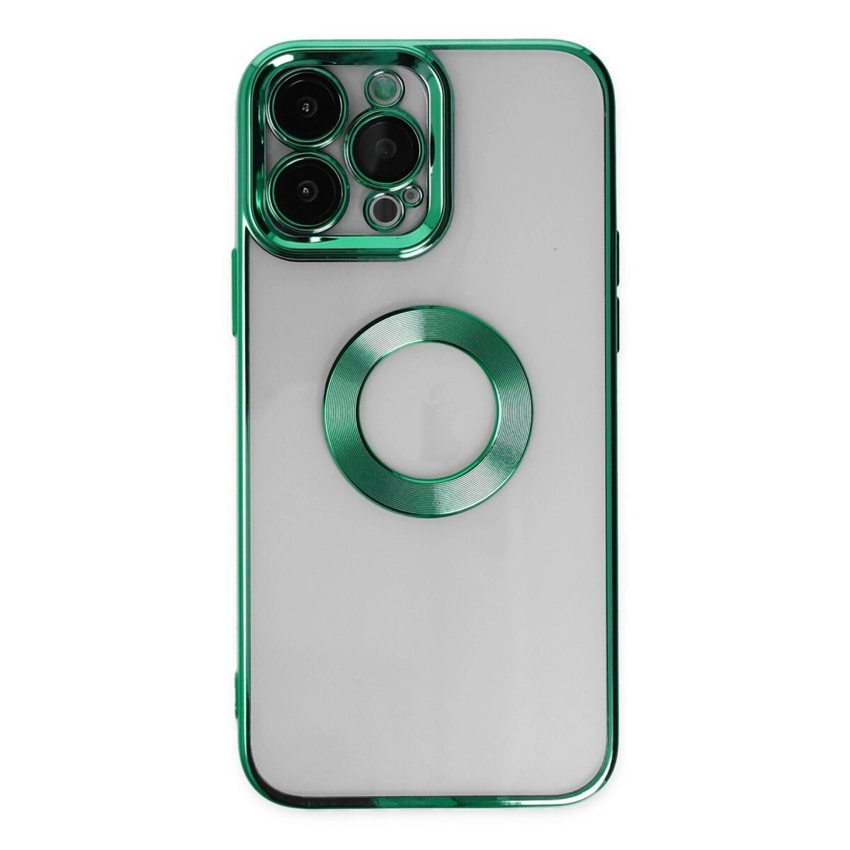 Apple İphone 14 Pro Max Kılıf Slot Silikon - Köknar Yeşili
