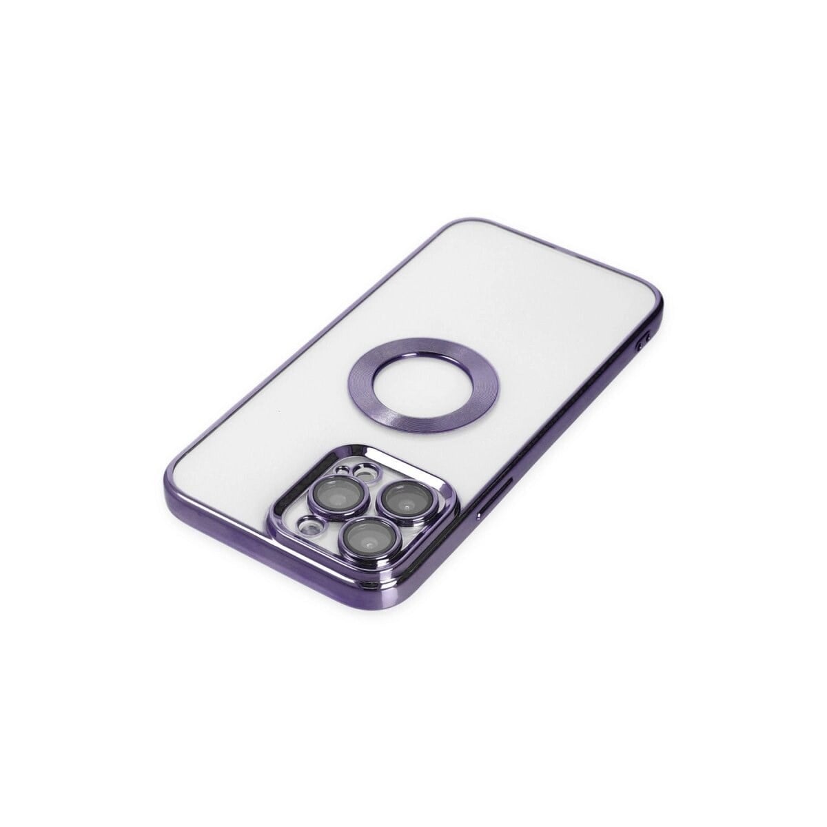 Apple İphone 14 Pro Max Kılıf Slot Silikon - Mor