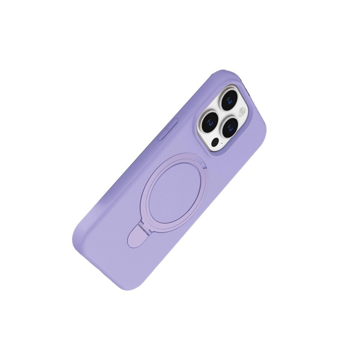 Apple İphone 14 Pro Max Regal Magsafe Standlı Kapak - Lila