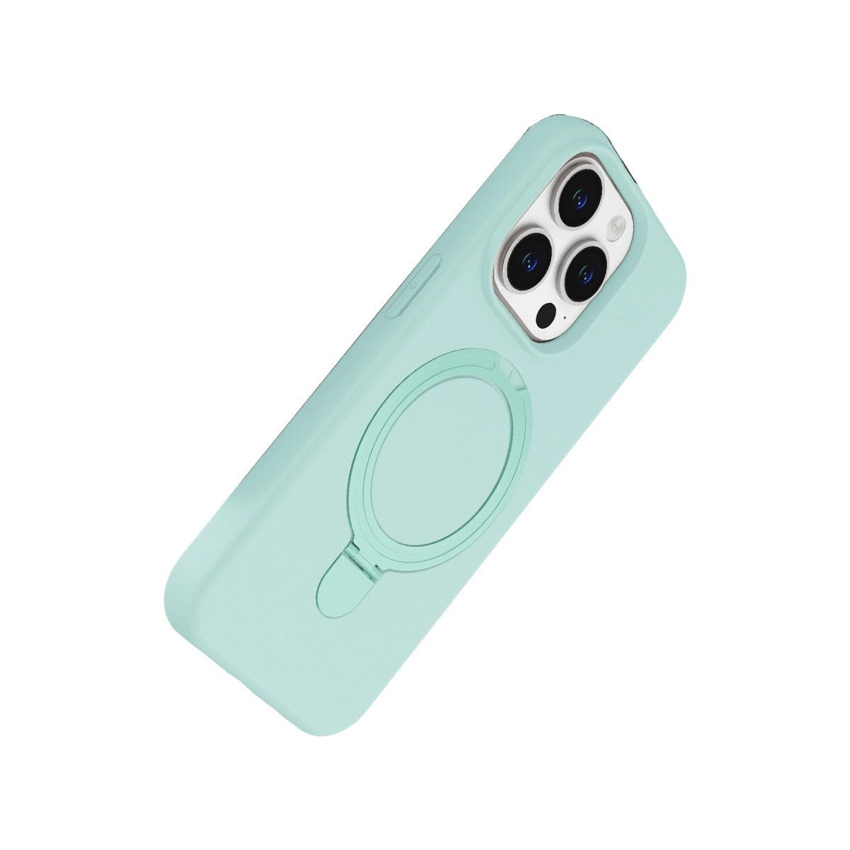 Apple İphone 14 Pro Max Regal Magsafe Standlı Kapak - Su Yeşili