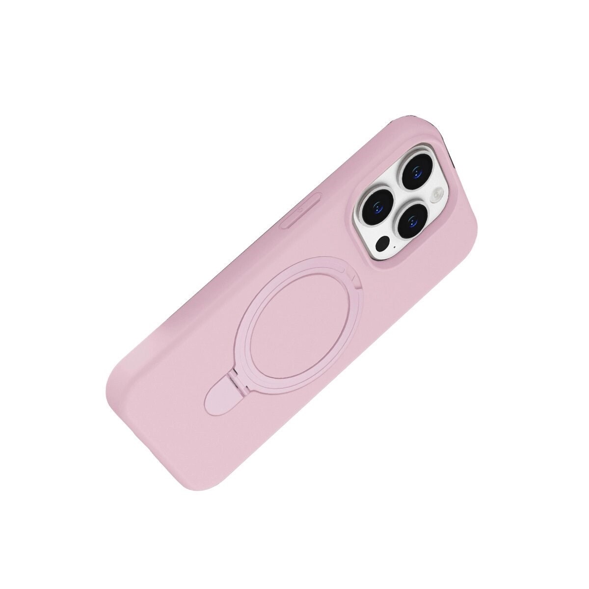 Apple İphone 14 Pro Max Regal Magsafe Standlı Kapak - Açık Pembe