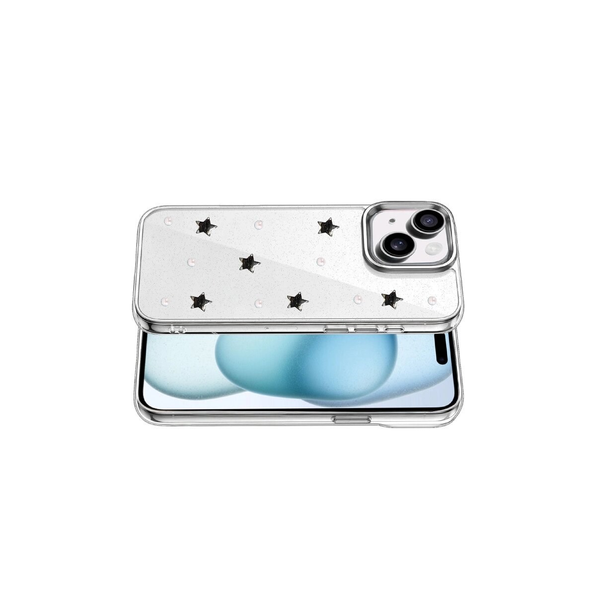 Apple İphone 15 Fiyonk Desenli Kapak - Desen 7