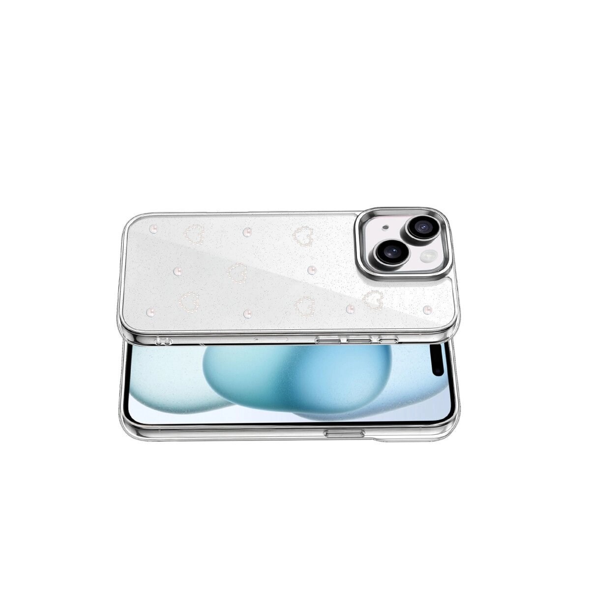 Apple İphone 15 Fiyonk Desenli Kapak - Desen 10