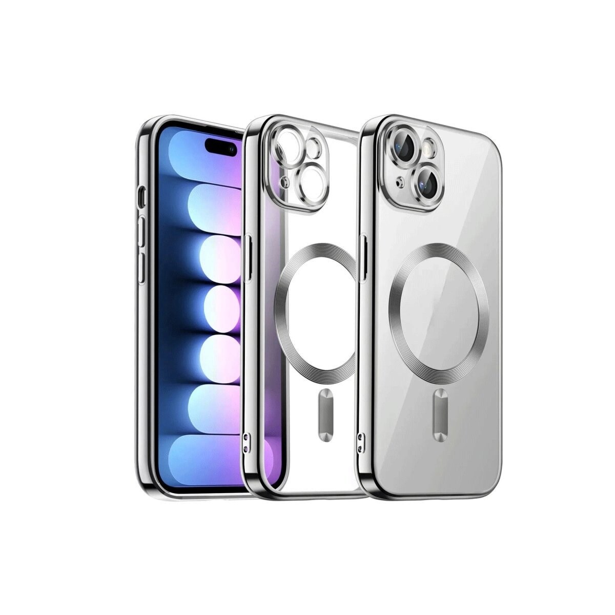 Apple İphone 15 Kılıf Kross Magneticsafe Kapak - Titan Gri