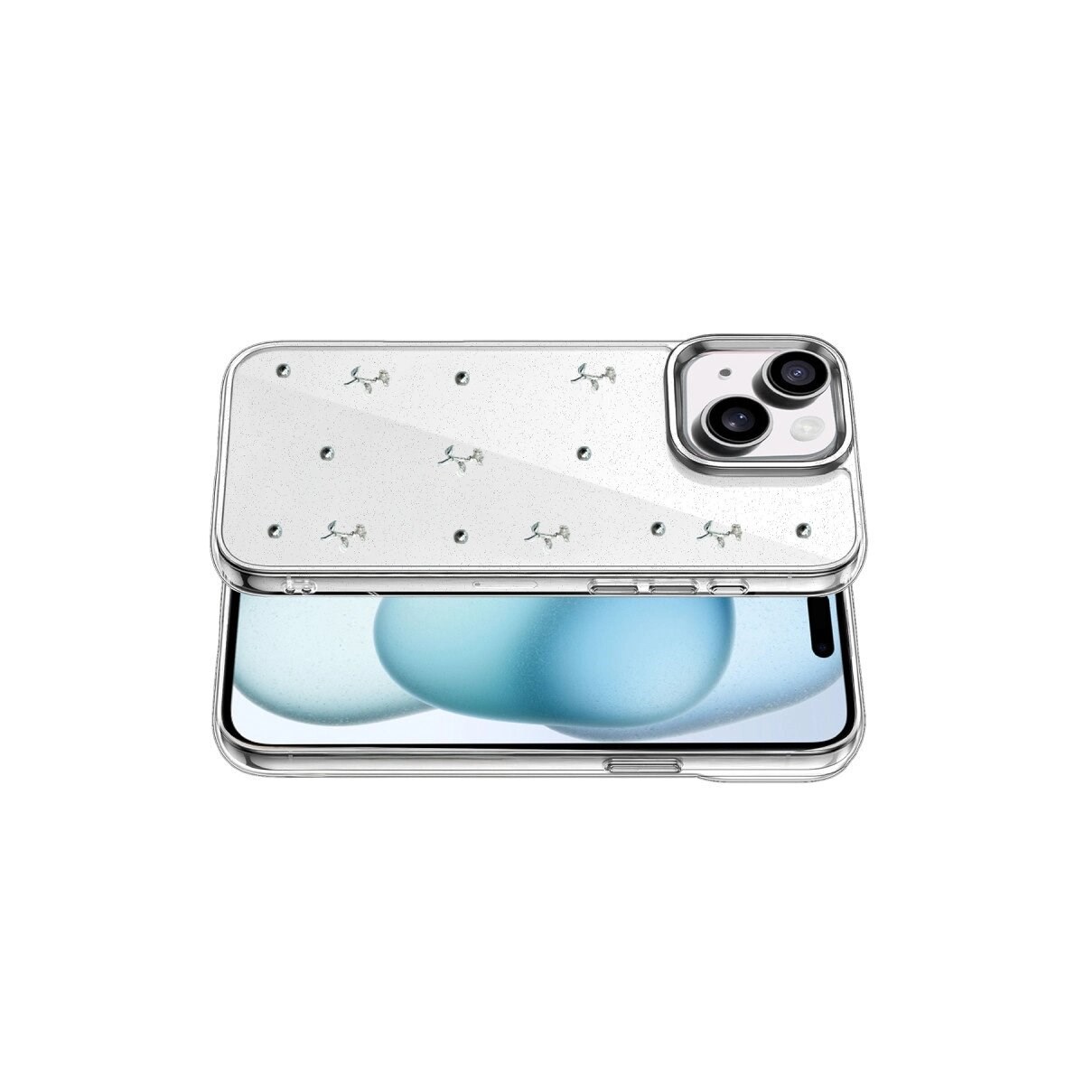 Apple İphone 15 Plus Fiyonk Desenli Kapak - Desen 4
