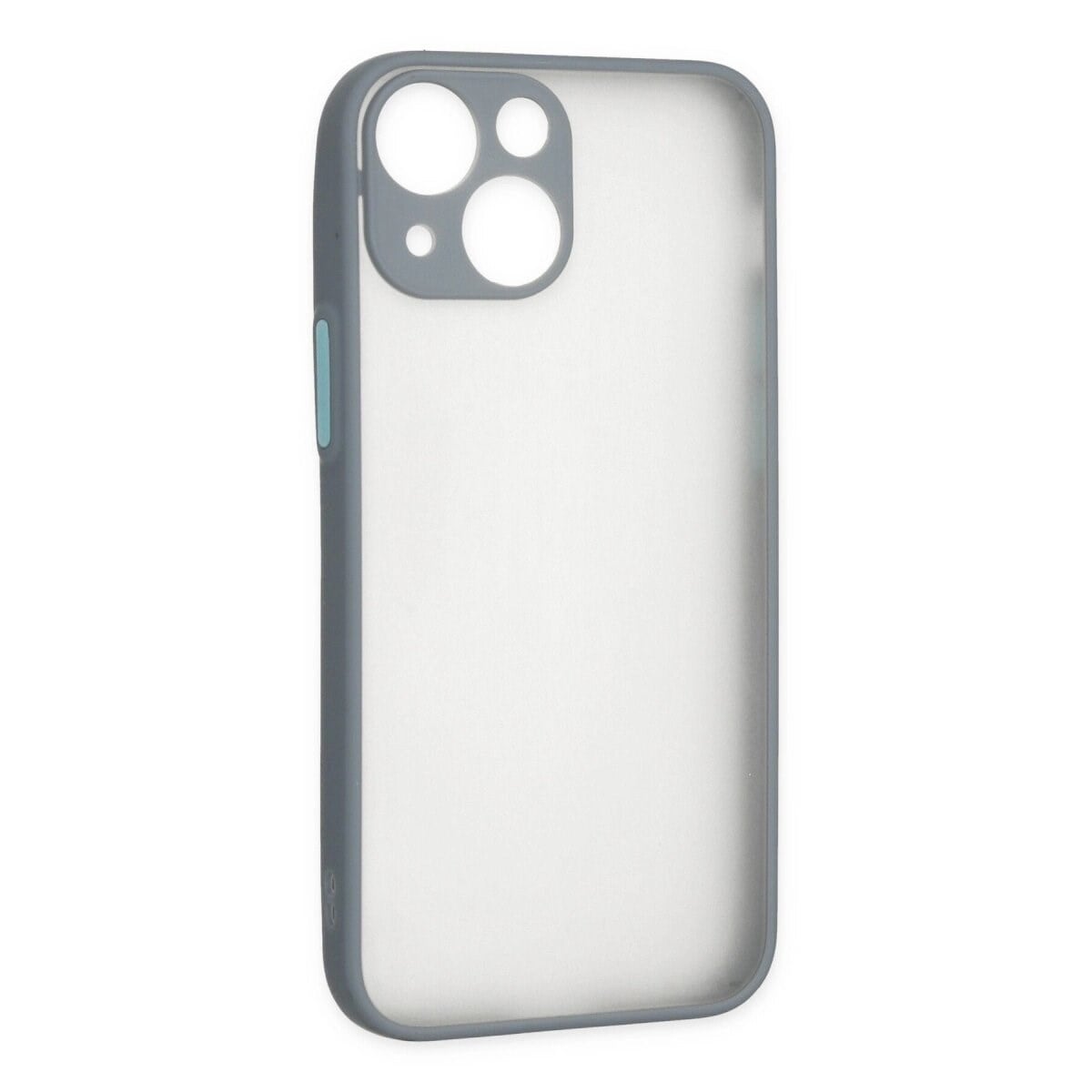 Apple İphone 15 Plus Kılıf Montreal Silikon Kapak - Gri