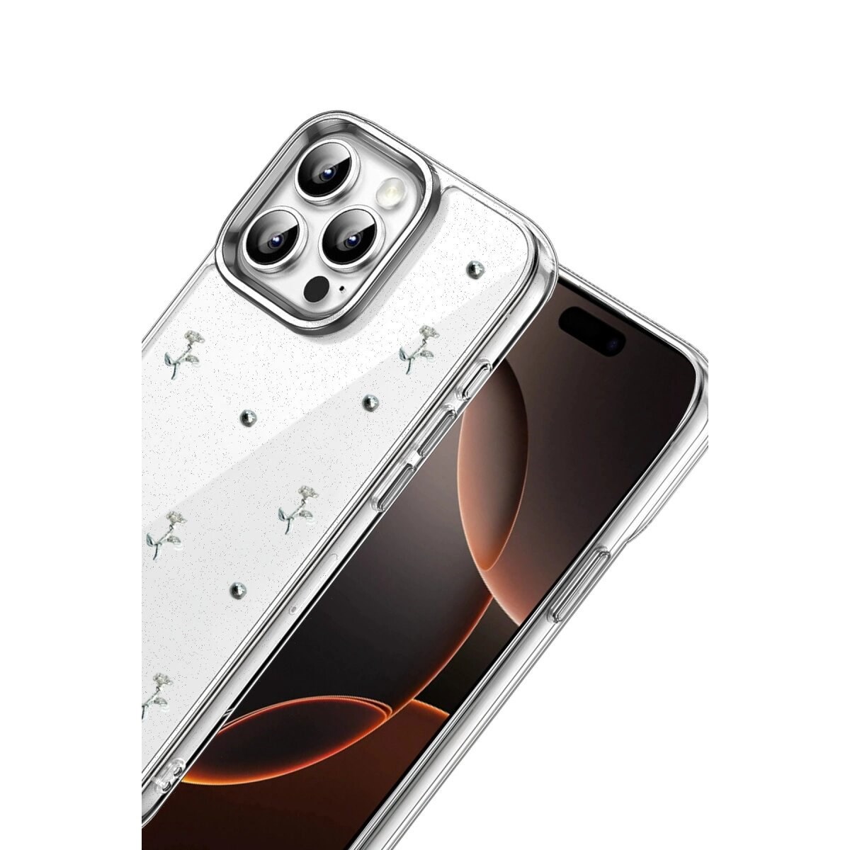 Apple İphone 15 Pro Fiyonk Desenli Kapak - Desen 4