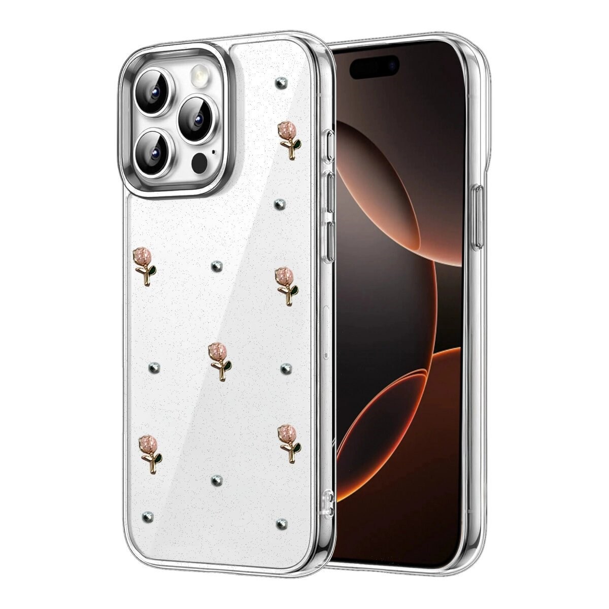 Apple İphone 15 Pro Fiyonk Desenli Kapak - Desen 6
