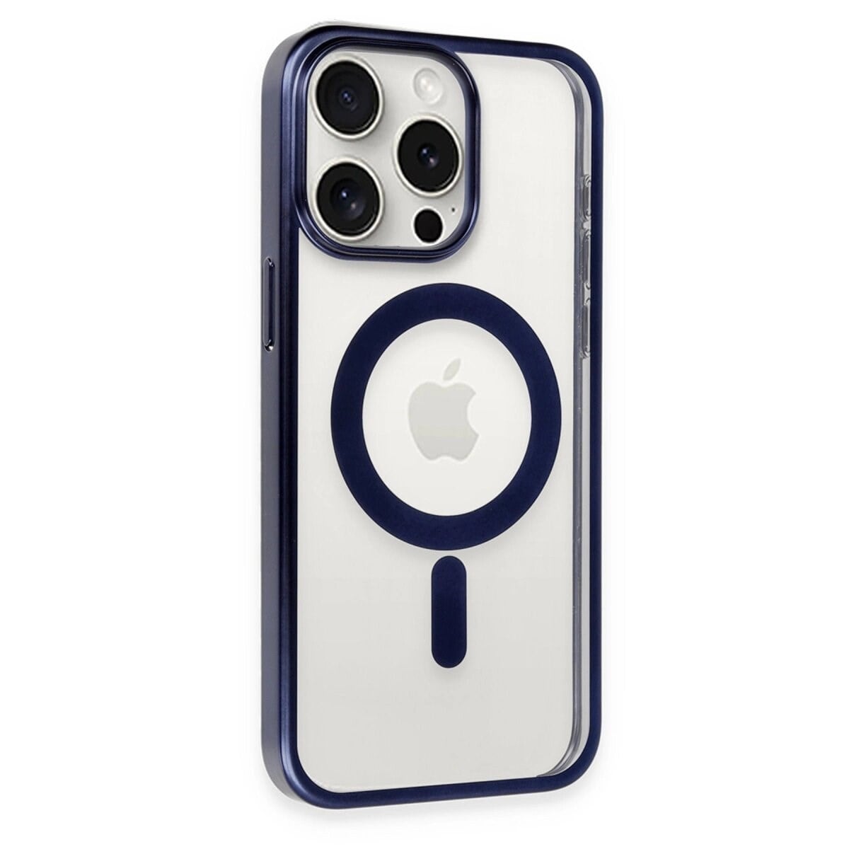 Apple İphone 15 Pro Kılıf Erozi Magsafe Kapak - Lacivert