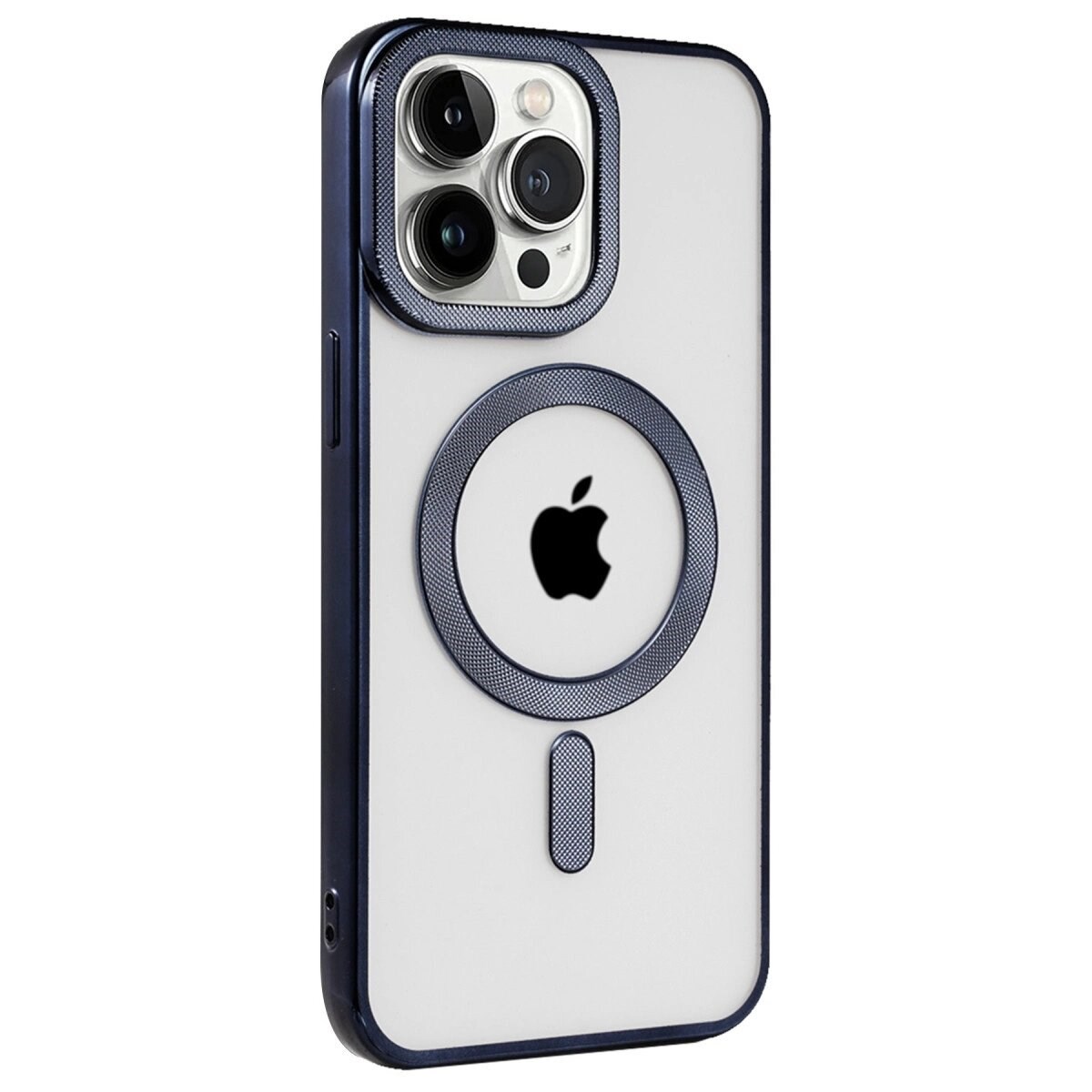 Apple İphone 15 Pro Kılıf Kronos Magsafe Kapak - Lacivert