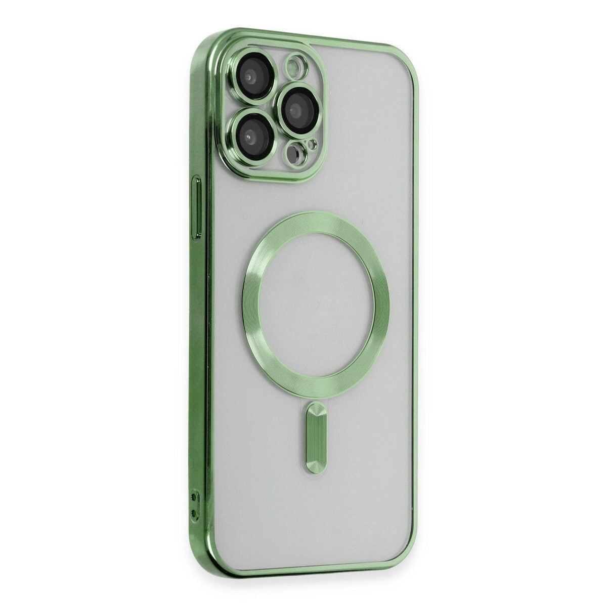 Apple İphone 15 Pro Kılıf Kross Magneticsafe Kapak - Koyu Yeşil