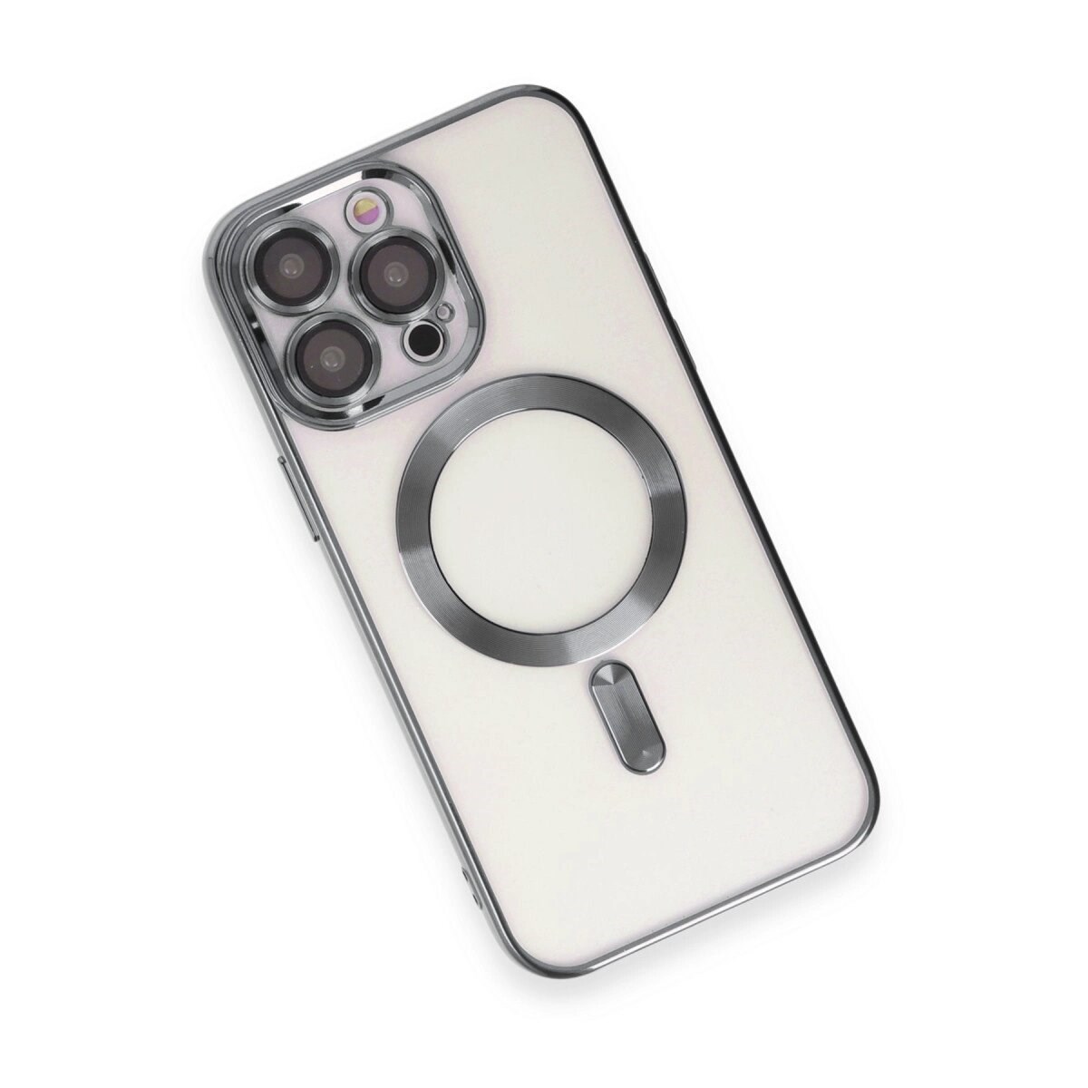 Apple İphone 15 Pro Kılıf Kross Magneticsafe Kapak - Titan Gri