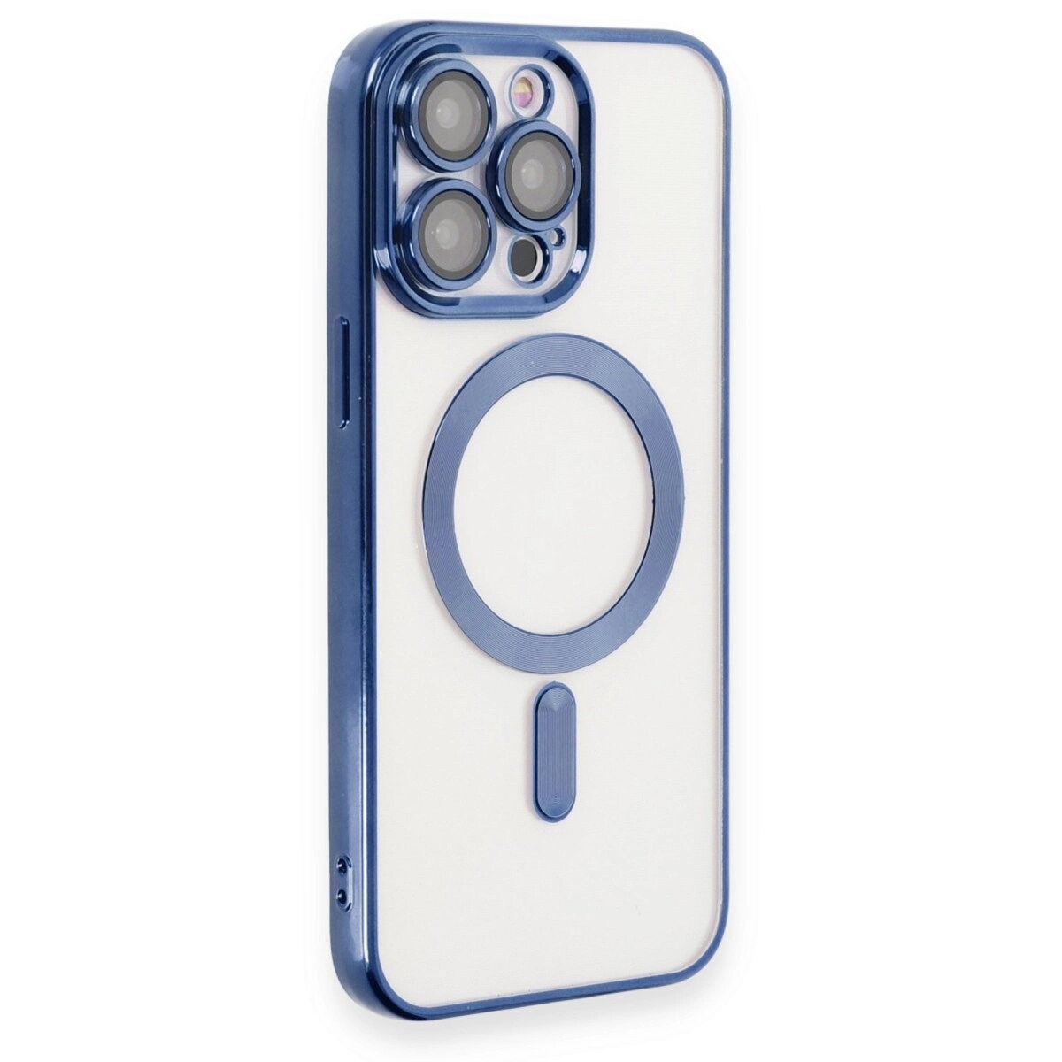 Apple İphone 15 Pro Kılıf Kross Magneticsafe Kapak - Lacivert
