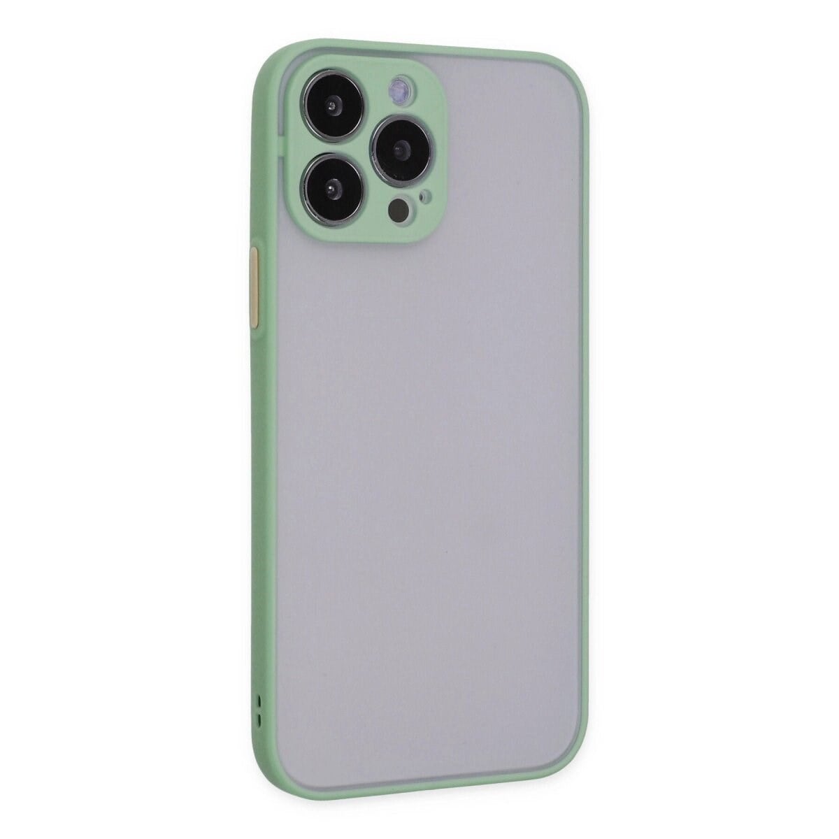 Apple İphone 15 Pro Kılıf Montreal Silikon Kapak - Açık Yeşil