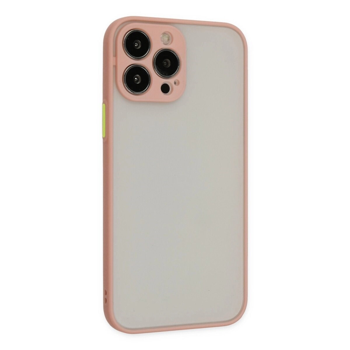Apple İphone 15 Pro Kılıf Montreal Silikon Kapak - Pembe