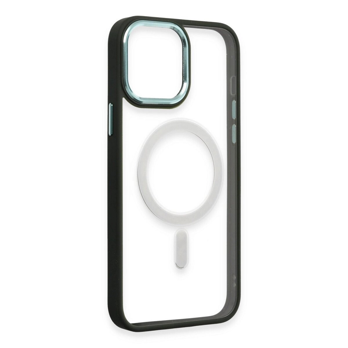Apple İphone 15 Pro Kılıf Room Magneticsafe Silikon - Köknar Yeşili