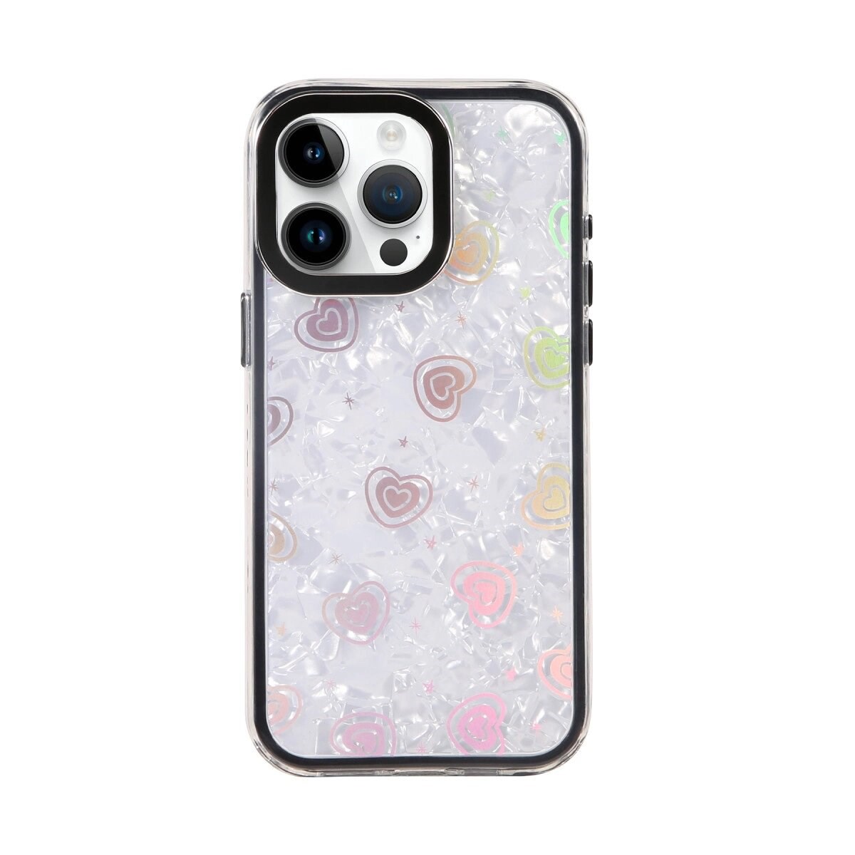 Apple İphone 15 Pro Lumi Desenli Kapak - Siyah