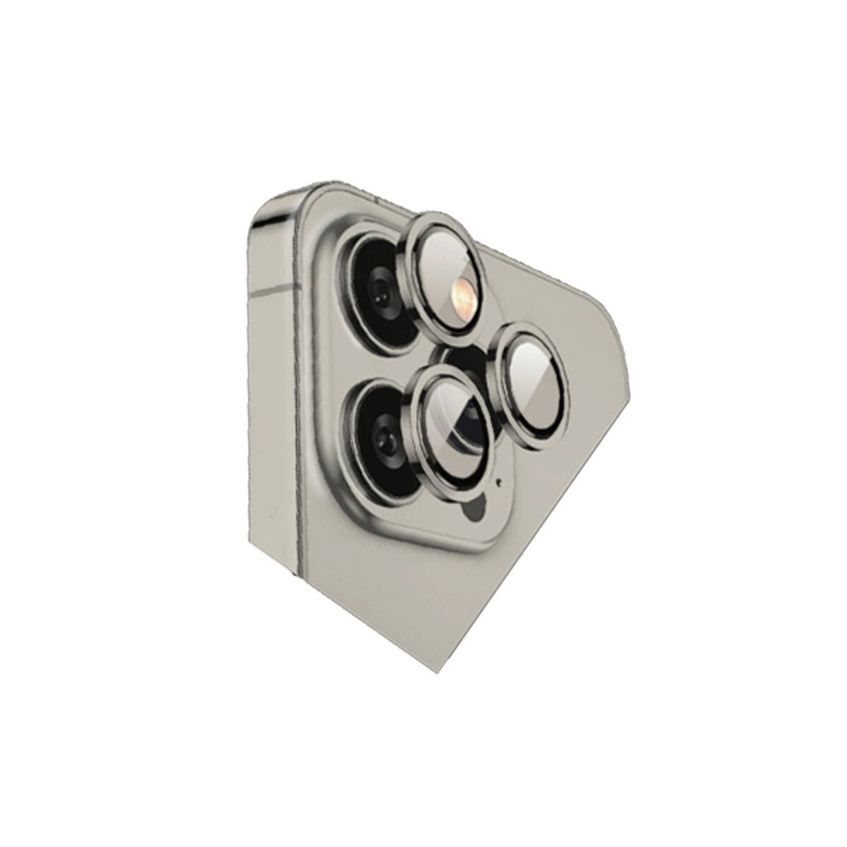 Apple İphone 15 Pro Max Bilvis Titan Kamera Lens - Titan Gri