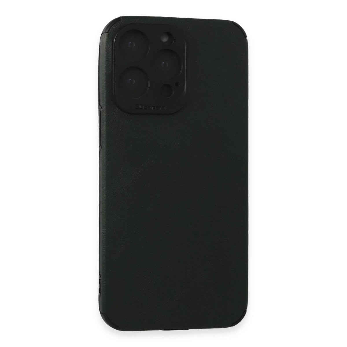 Apple İphone 15 Pro Max Kılıf Loop Deri Silikon - Yeşil